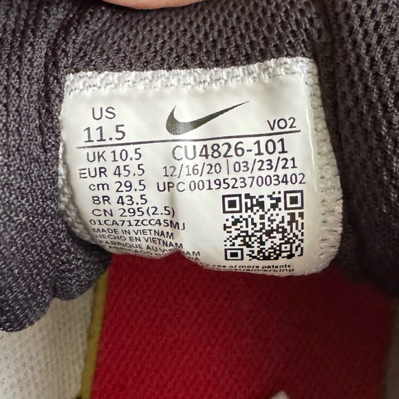 Nike Air Max AP 'White University Red’ Men’s Sneakers Shoes size 11.5 - Picture 6 of 15